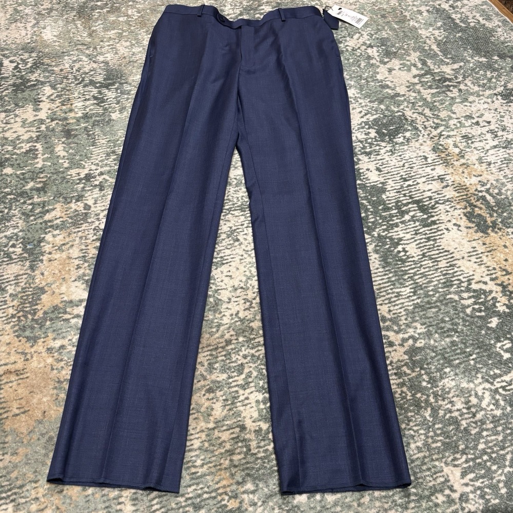 Brookwood Men's‎ Blue Dress Pants NEW 36" Waist Unaltered